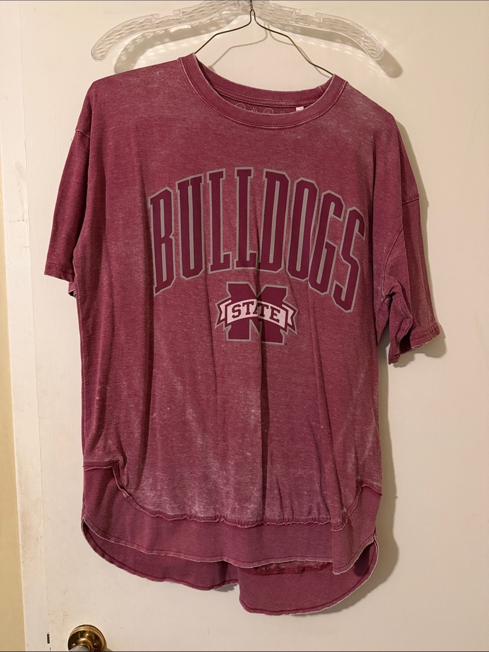 Pressbox Maroon Bulldogs Short Sleeve Tee